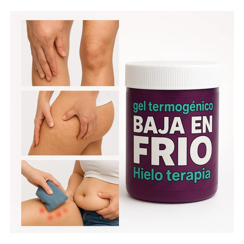 Gel Frío Reductivo Corporal Reductor Celulitis Flacidez 120g