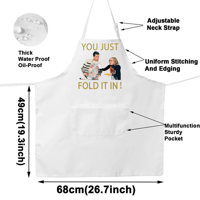 WZMPA Moira Rose Quote Kitchen Apron David Fans Gift You