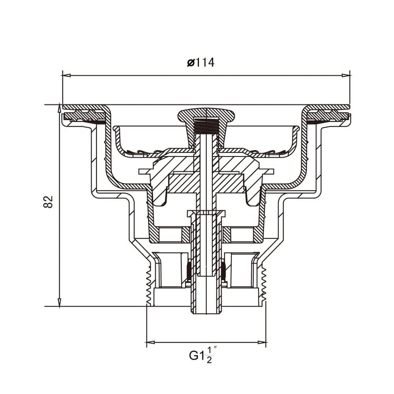 Talea 114MM Drainer for Granite or Marble Sinks 4.5 inch