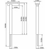 Gibraltar Mailboxes Cedar Drive-In Aromatic Cedar Wood, Mailbox Post, DPK00000
