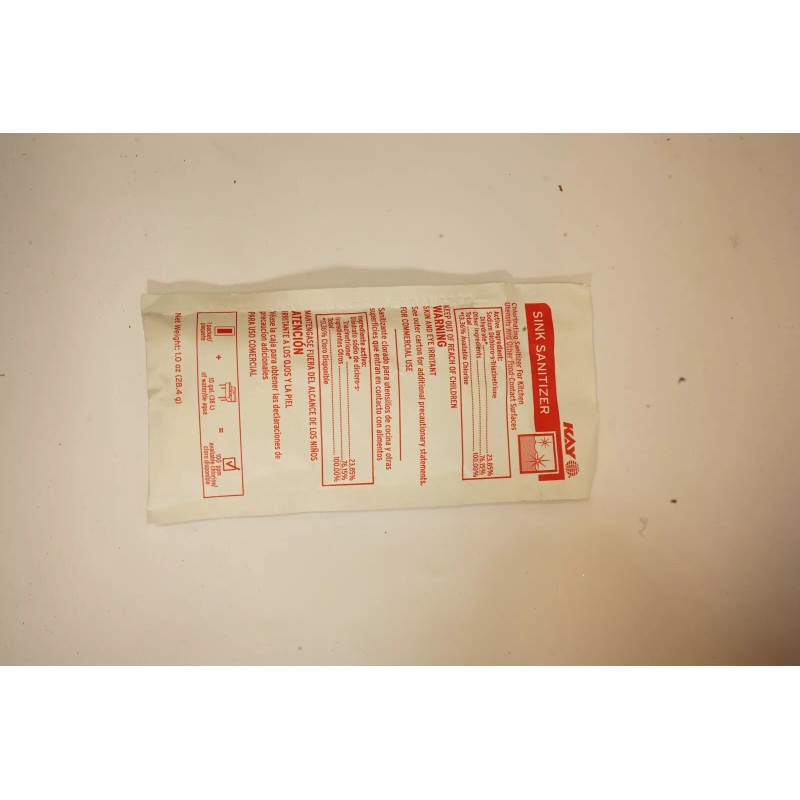 Kay 02595-072 commercial sink sanitizer Box of 200 1 oz