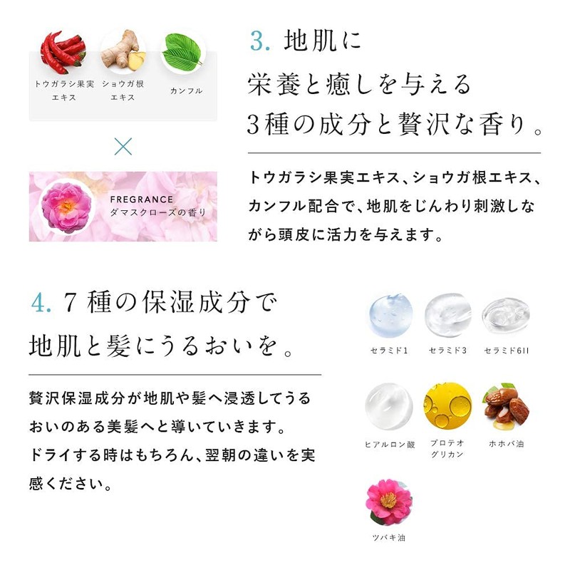 Ash and H& Hydrogen Head Spa Treatment, 4 Pieces, Moisturizing