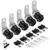 5 Pack Tool Box Lock with Keys, 5/8" RV Storage