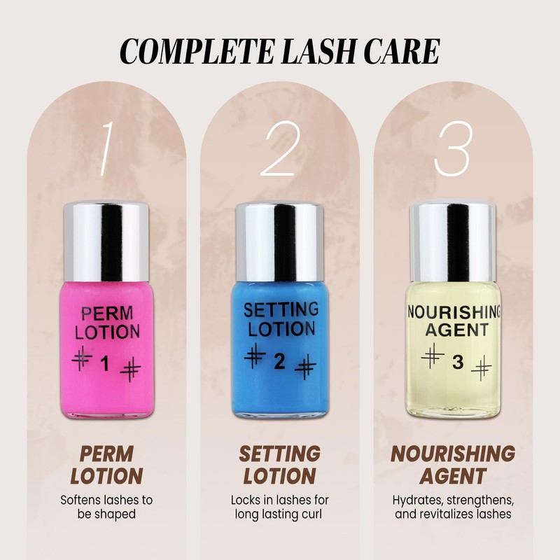 Beauticom Dolly's Lash Eyelash Perm Lift Wave Lotion Bottles (#2