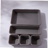 CAXUSD 8pc Multifunctional Storage Container Plastic Drawer Boxes Lids Compartment