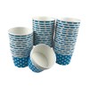 MMvolesy Paper Bowl, 12 oz, Blue, 50Pc, Leak-Resistant, Serves Hot