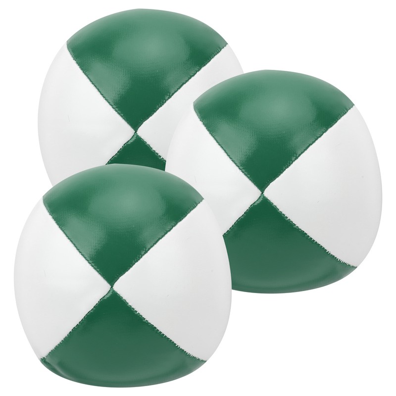 3Pcs PU Leather Juggling Balls Indoor Leisure Portable Performance Practice