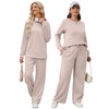 OFEEFAN Women Lounge Set Two Piece Travel Outfits Fall Casual