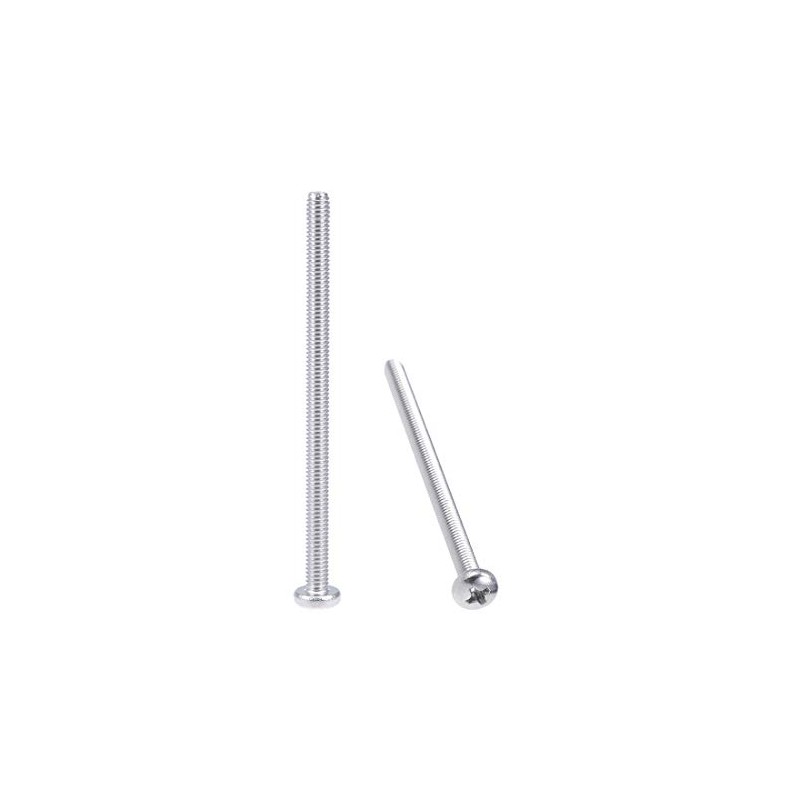 sourcing map Machine Screws Plate Phillips Head Screws M4 x