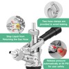 GOVNPJ D System Keg Coupler, Beer Kegerator Tap with Pressure