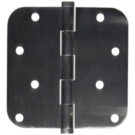 Baldwin 1140264I .625 Radius Mortise Hinge, Satin Chrome