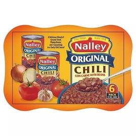 Nalley Original Chili Con Carne with Beans, 19-Ounce Cans (Pack of 6)