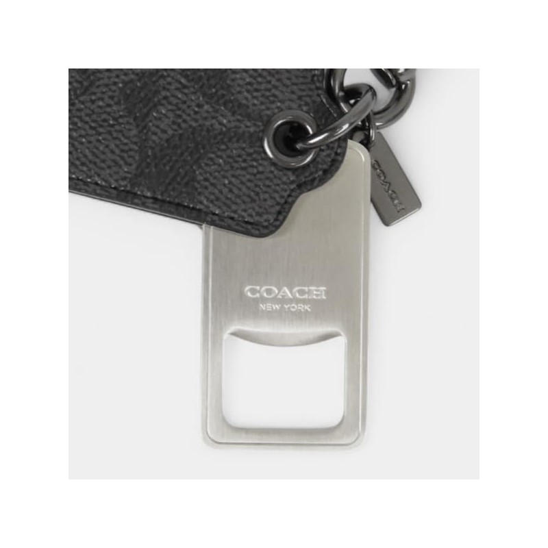 COACH CAQ49 QBO4G (Charcoal) Signature Gift Set, Men's Accessories, Keychain,