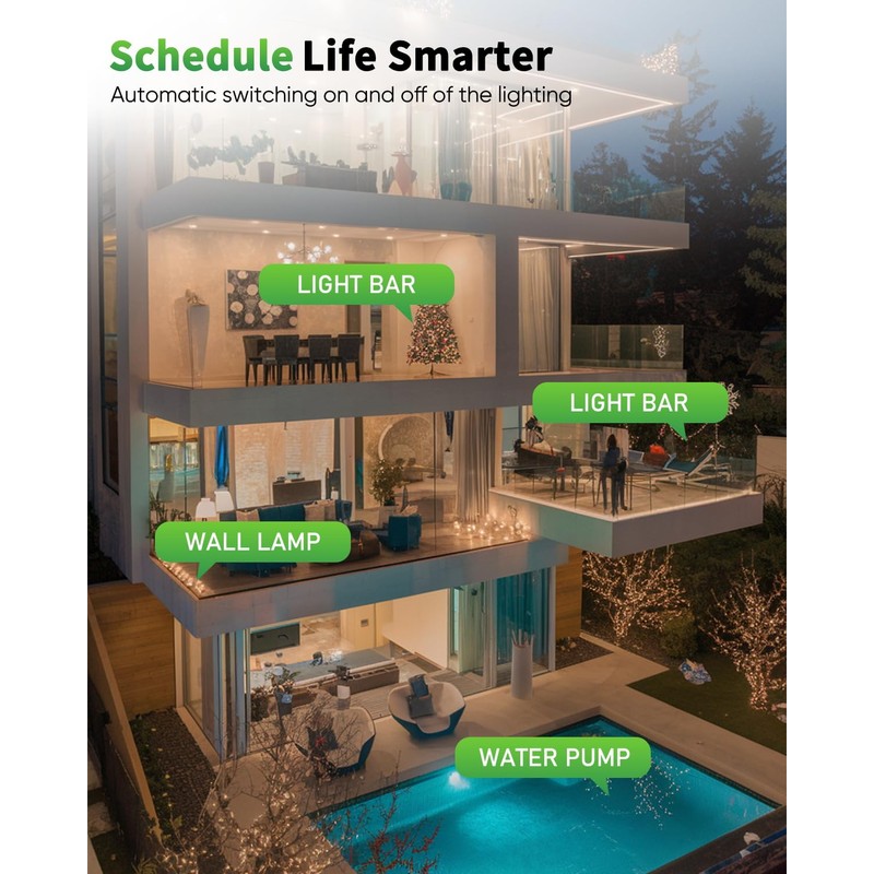 GreenSun Outdoor Timer Switch Socket Outdoor Timer Socket Outdoor Timer