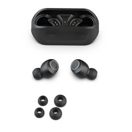 Alfa Torque Wireless Bluetooth Earbuds with Charging Case - IP44 Sweat Resistant, Dual Connect, Bluetooth 5.0, 3 EQ Sound Settings: Signature, Balanced, Bass Boost