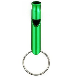 CABLEPELADO Survival Whistle, Emergency Whistle, Sports Whistle, Aluminium Alloy, Suitable for Outdoor Activities, Green