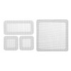 uxcell 50Pcs Window Screen Repair Kit, 2 Styles Fiberglass Screen