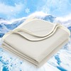 Double Cooling Blanket for Hot Sleepers Queen Size, Arc-Chill Q-Max>0.5