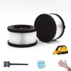 2 Pack DC5151H HEPA Filter Replacement Compatible with DEWALT DC515,