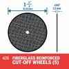 Dremel, 426, Wheel, Cut Off, Pk5