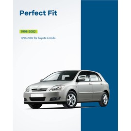 LUJUNTEC Interior Door Handle Manaul Lock,Front Rear Door Handle Passenger Right Side,Replacement for 1998-2002 For Toyota for Corolla,1pcs Beige Handle Replace TO1353165,6920502050E0