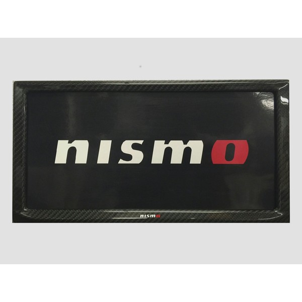 Nismo Genuine Nissan Motorsports Carbon Fiber License Plate Frame