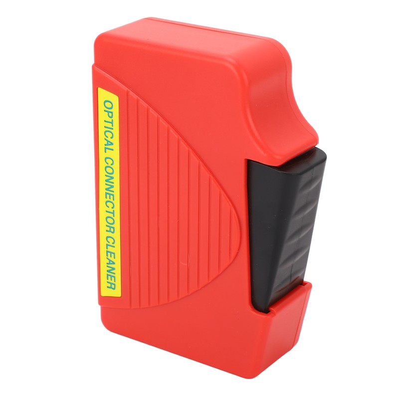 Red Optical Fiber Cleaning Box Compact Lightweight SC FC LC