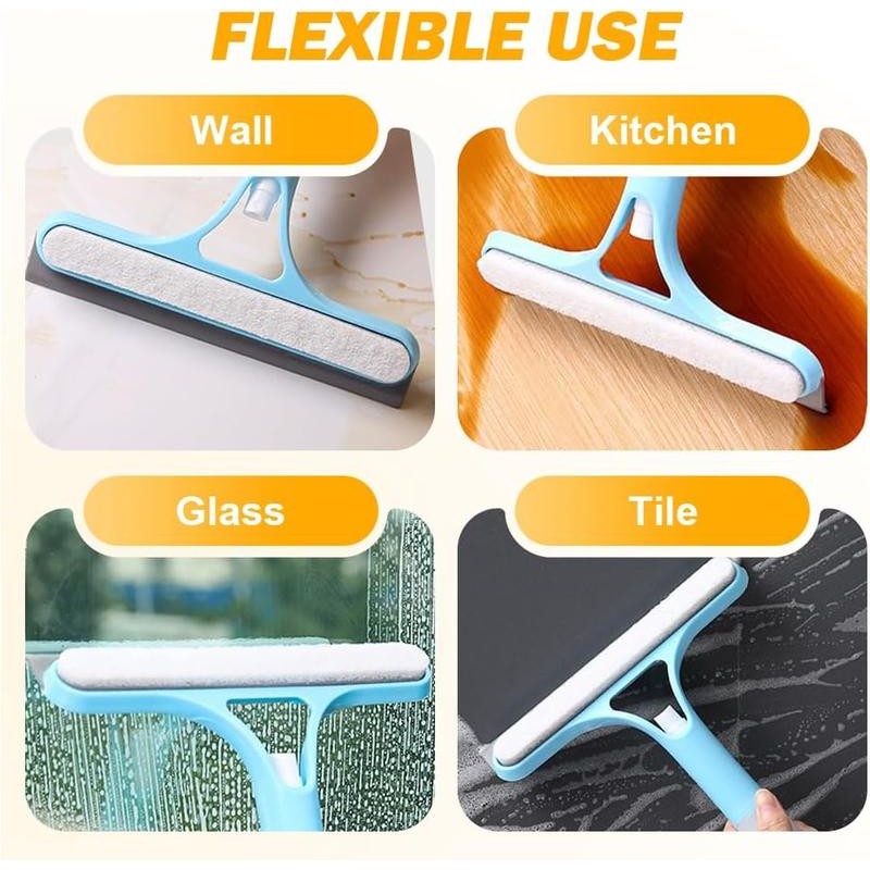 3 in 1 Window Cleaning Scraper, 2025 New Squeegee for