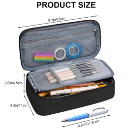 Vicloon Federmäppchen, Große Kapazität Mäppchen, Pencil Case 5 Fach Federmappe Tragbare Federtaschen Etui Stifte Duarable Stifttasche Bleistifttasche Teenager Bleistift Beutel für Schule, Büro