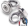 Wukong 12 Pack Magnet Hook,19kg Pulling Force Powerful Round Neodymium