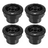 X AUTOHAUX 4Pcs Rotating AC Air Conditioning Outlet Vent Ceiling