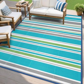 Outdoor Patio Rug Waterproof Camping - Outdoor Plastic Straw Rug Area Carpet Clearance for Outside, Porch, RV Camper, Picnic, Balcony & Backyard, Patio Decor, Clearance