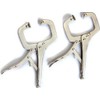 NUZAMAS (Set of 4) 6" Locking C-Clamp with Swivel Pads
