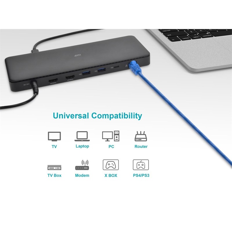 Monoprice 20FT 24AWG Cat5e 350MHz UTP Ethernet Bare Copper Network