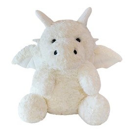 Little Flying Dragon - Cute Stuffed Animal Plush Toy - Adorable Soft Dragons Toy Plushies and Gifts - Perfect Present for Kids (White,7.87in/20cm)