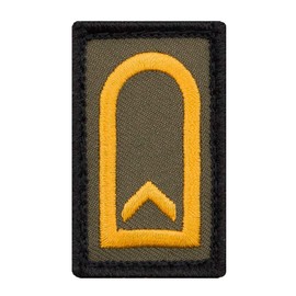 Café Viereck ® Bootsmann German Army Rank Patch with Rank - Embroidered with Velcro - 3 x 5 cm (Olive Mini)