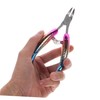 Mikinona Stainless Steel Cuticle Scissors with Stylish Gradient Design Versatile
