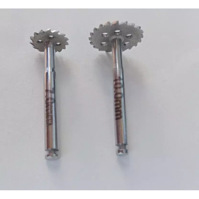 NOMI BROTHERS 2pcs Set of Dental Saw Disk Cutting tool