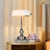 FIRVRE Bankers Lamp White Shade, Bankers Desk Lamp Library Lamp