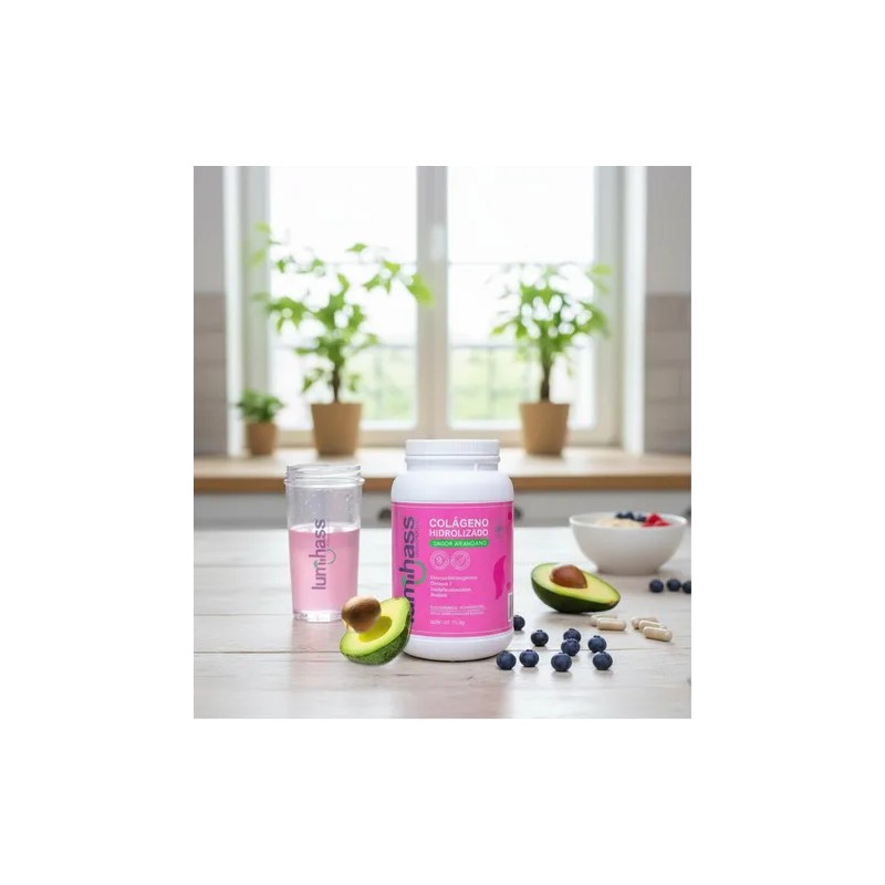 Colágeno Lumihass 1.2 Kg + Detox Omega 3 Biotina Magnesio