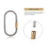 J454 Small Locking Carabiner,Titanium Key Carabiner,Key Chain for car, Mini