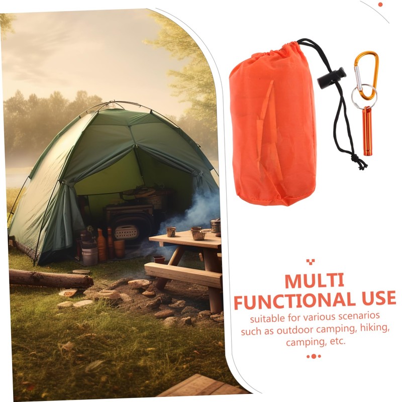 KOMBIUDA Ultra-Lightweight Outdoor Sleeping Bag Survival Tarp Emergency Blanket Camping