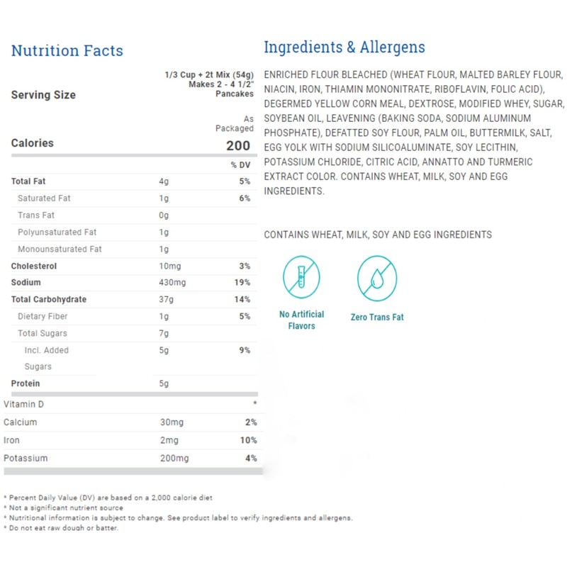 Gold Medal Complete Buttermilk Pancake Mix, 5-Pound Box