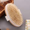 Firschoie Hemu Dry Brush, Natural Bristles, Body Brush for Removing