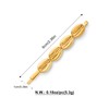 MYCUTEY Gold Seashell Hair Pins For Women 4Pcs Shell-Linked Stain