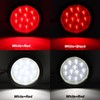 Traberm 6 Pcs 4" Inch Round LED Trailer Tail Lights
