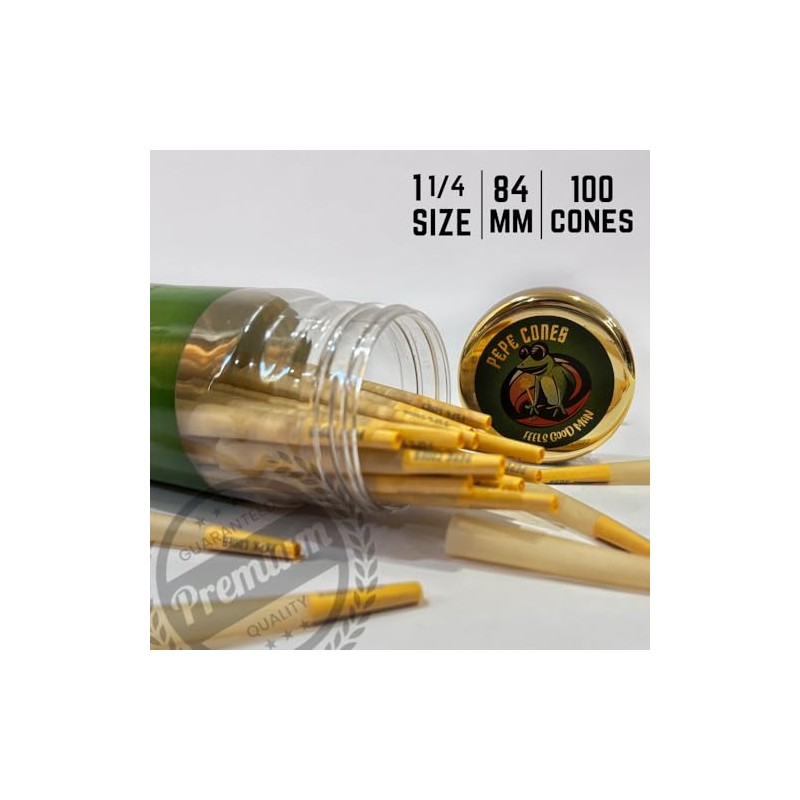 Serie Ulta Gold Conos Preenrollados Naturales Hechos Mano Tamaño Una