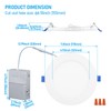 TORCHSTAR Basic Series 12-Pack 6 Inch Ultra-Thin LED Recessed Lighting