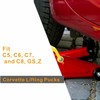 Motcoda 4pcs Rubber Jack Pads Compatible Corvette Lift Puck c5