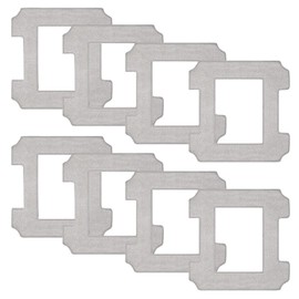 Pack of 8 Replacement Wipes for Ecovacs Winbot W1 Pro Wipes, Microfibre Mop Compatible with Ecovacs Winbot W1/W1 Pro Wipes, Reusable & Washable